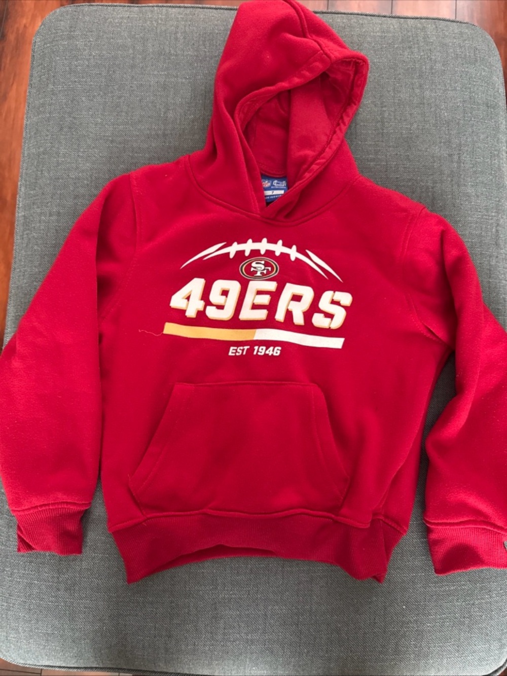 San Francisco 49ers Kids Red Hoodie Sweatshirt